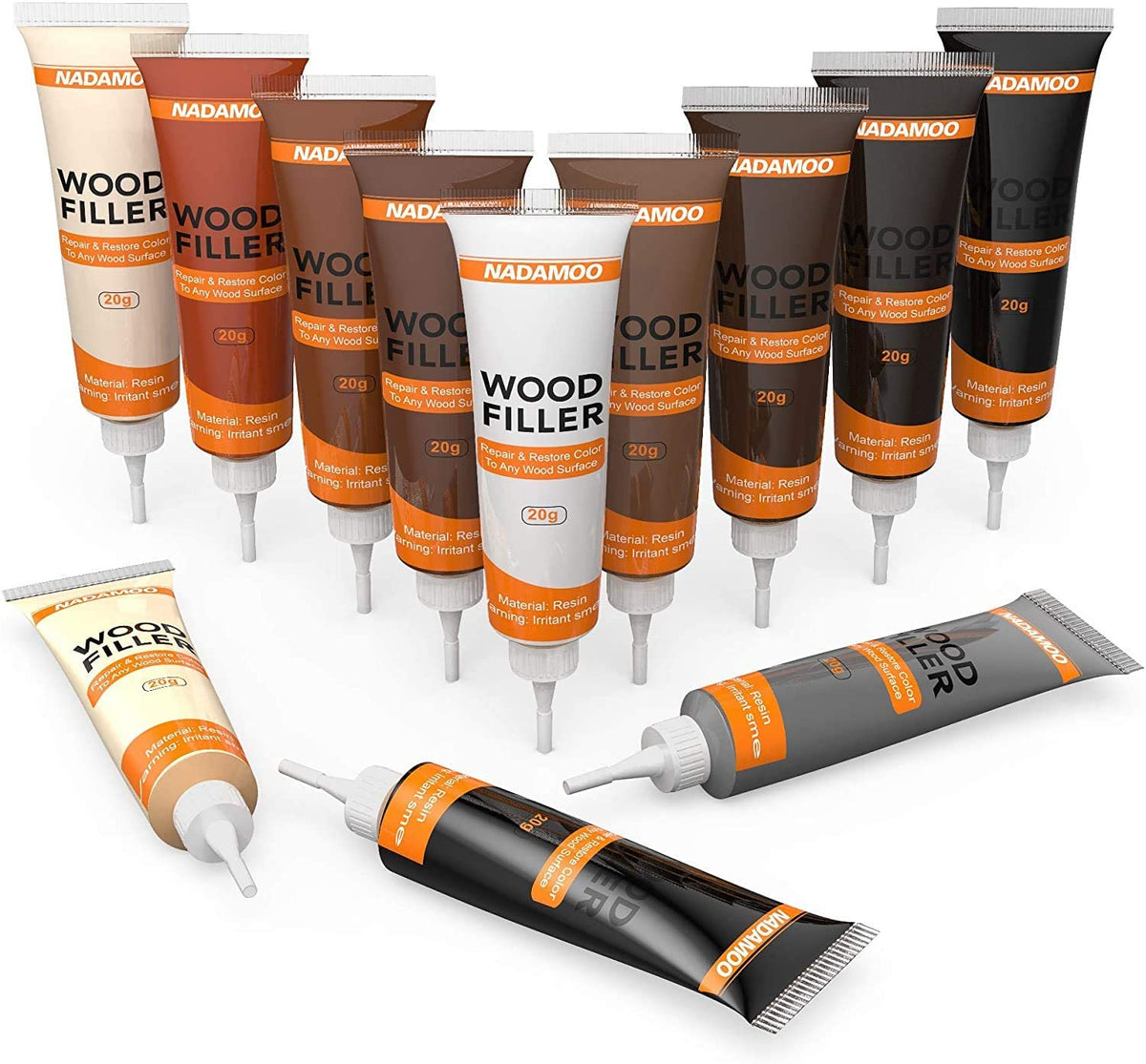 NADAMOO Wood Filler Furniture Repair Kit Wood Scratch Repair