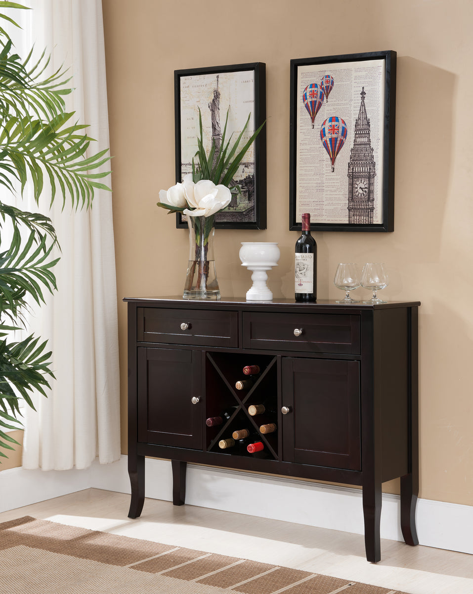 The Rochester Cherry Wood Wine Cooler Cabinet - Your Elegant Bar