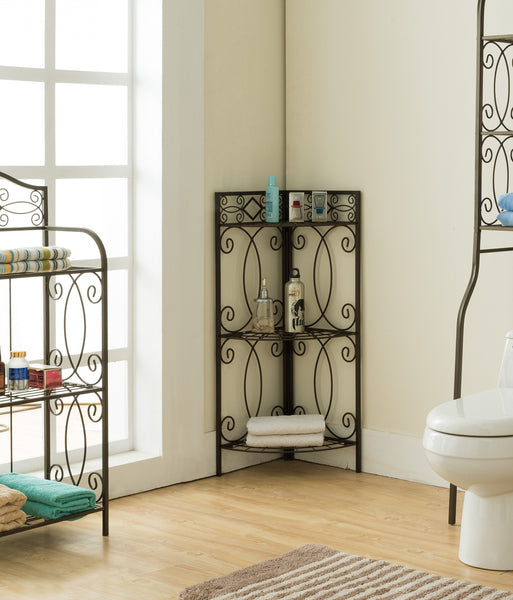 Duvet 3-Tier Corner Bathroom Rack – 2kfurniture